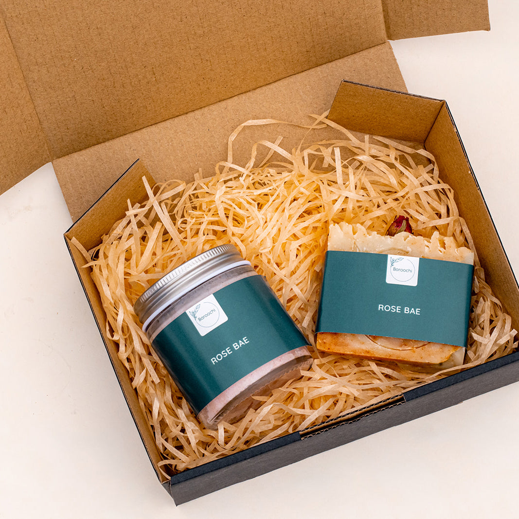 Rose Bae Gift Pack - Soap and Body Scrub